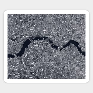 London map Magnet